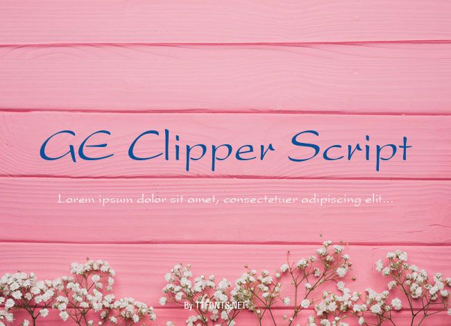 GE Clipper Script example